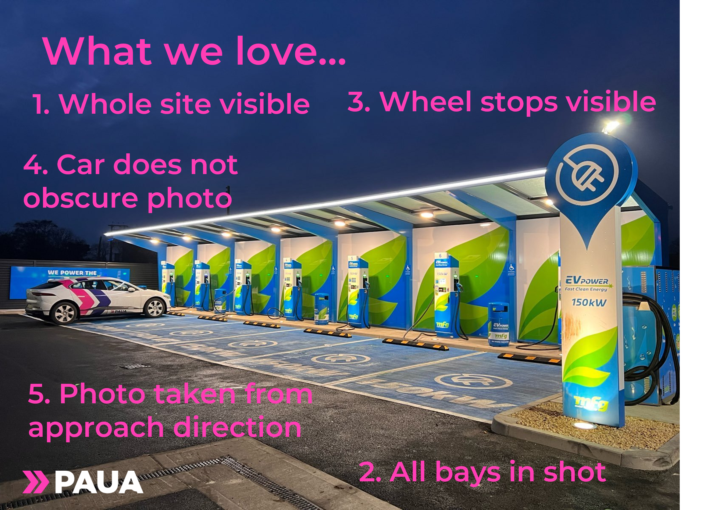 MFG Paua how to take an EV photo