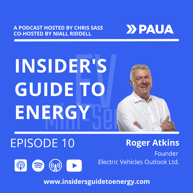 Chris Sass and Niall Riddell from Paua, talk to Roger Atkins, Founder of Electric Vehicles Outlook Ltd. about the ‘EV Revolution Advocacy’.